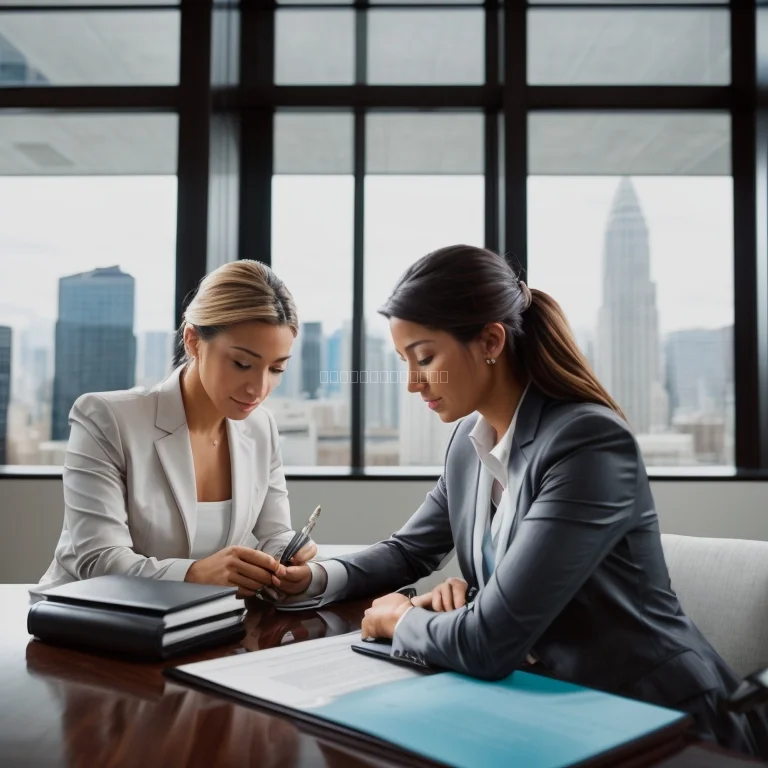 Attorneys reviewing real estate contracts and land agreements